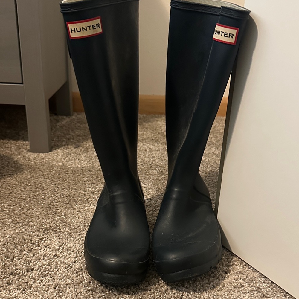 Hunter Classic dark blue Waterproof Boots